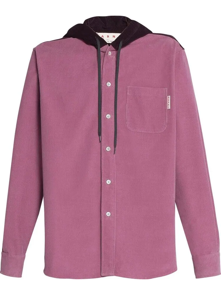 Рубашка Marni Shirt 'Mauve' — изображение 1 из 1, розовый
