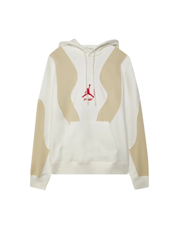 Худи Air Jordan x Off-White Hoodie 'Sail White/University Red' — изображение 1 из 2, белый