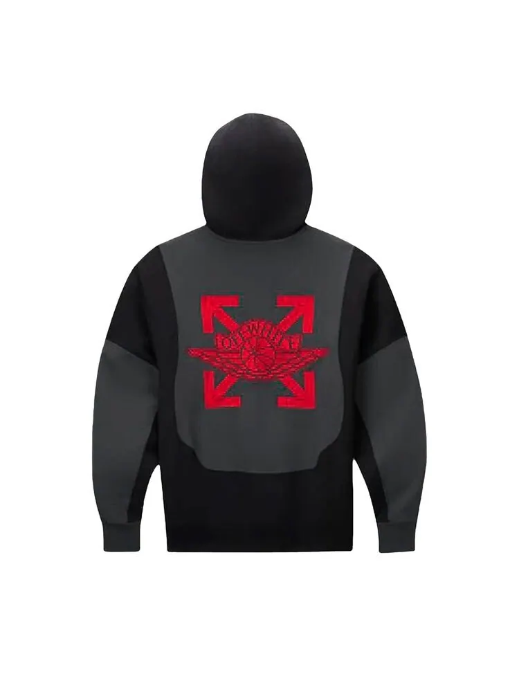 Худи Air Jordan x Off-White Hoodie (Asia Sizing) Black — изображение 2 из 2, черный
