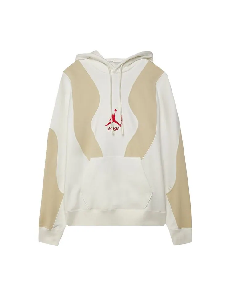Худи Air Jordan x Off-White Hoodie (Asia Sizing) Sail White/University Red — изображение 1 из 2, белый