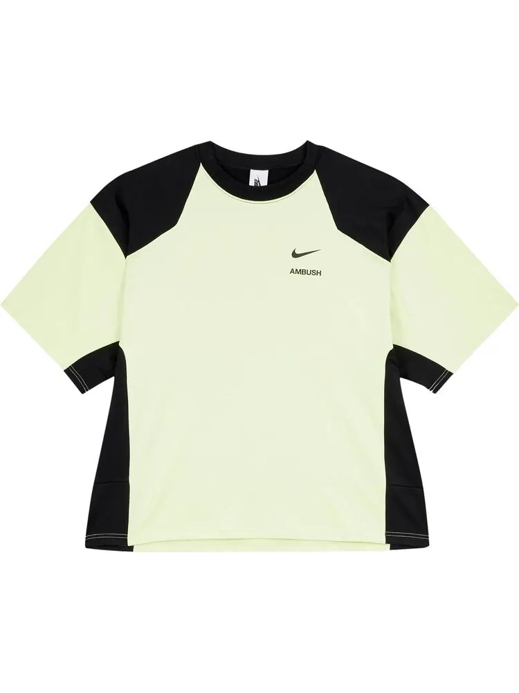 Футболка Nike Women's x Ambush Short-Sleeve T-Shirt 'Ghost Green/Black' — изображение 1 из 2, зеленый