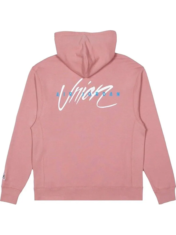 Толстовка Air Jordan x Union LA Flying High Hooded Sweatshirt 'Rust Pink' — изображение 2 из 2, розовый