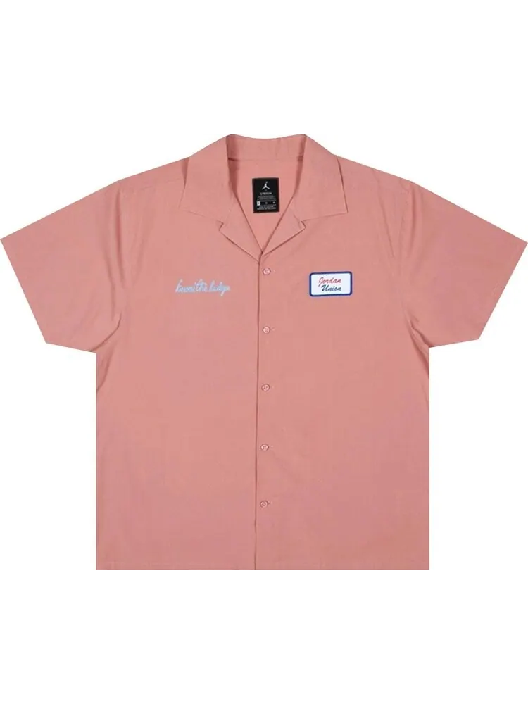 Рубашка Air Jordan x Union LA Mechanic Shirt 'Rust Pink' — изображение 1 из 2, розовый