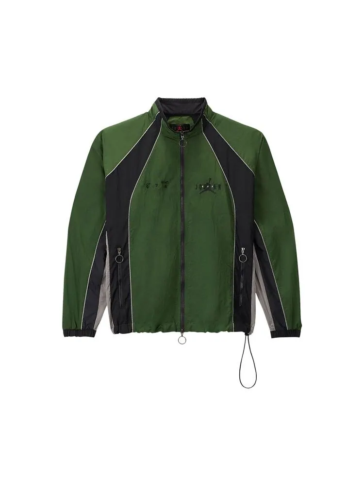 Куртка Air Jordan x Off-White Track Jacket Forest Green/Phantom/Black — изображение 1 из 1, зеленый