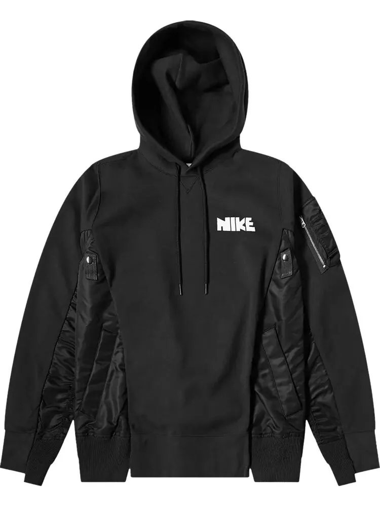 Мужская толстовка Nike x Sacai — изображение 1 из 2, черный