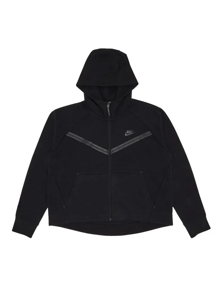 Худи Nike Tech Fleece Windrunner Full Zip Hoodie Black — изображение 1 из 3, черный