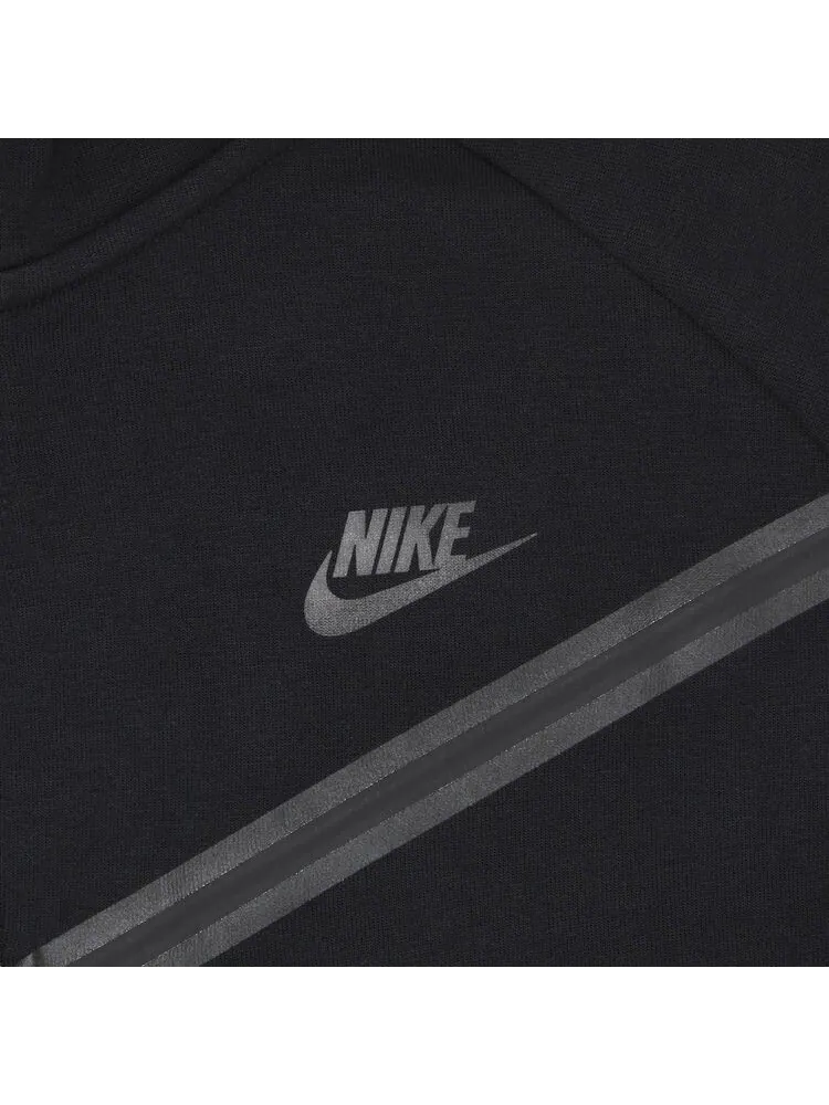 Худи Nike Tech Fleece Windrunner Full Zip Hoodie Black — изображение 3 из 3, черный