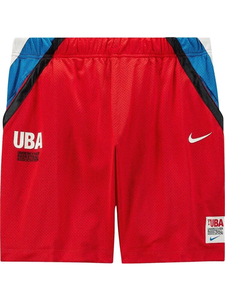 Шорты Nike x Undercover Mesh Shorts 'University Red/Battle Blue' — изображение 1 из 2, красный