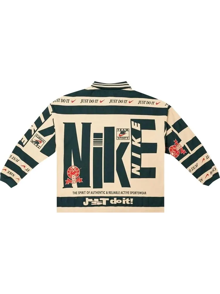 Лонгслив Nike x Cactus Plant Flea Market Long-Sleeve Polo 'Natural' — изображение 2 из 2, бежевый