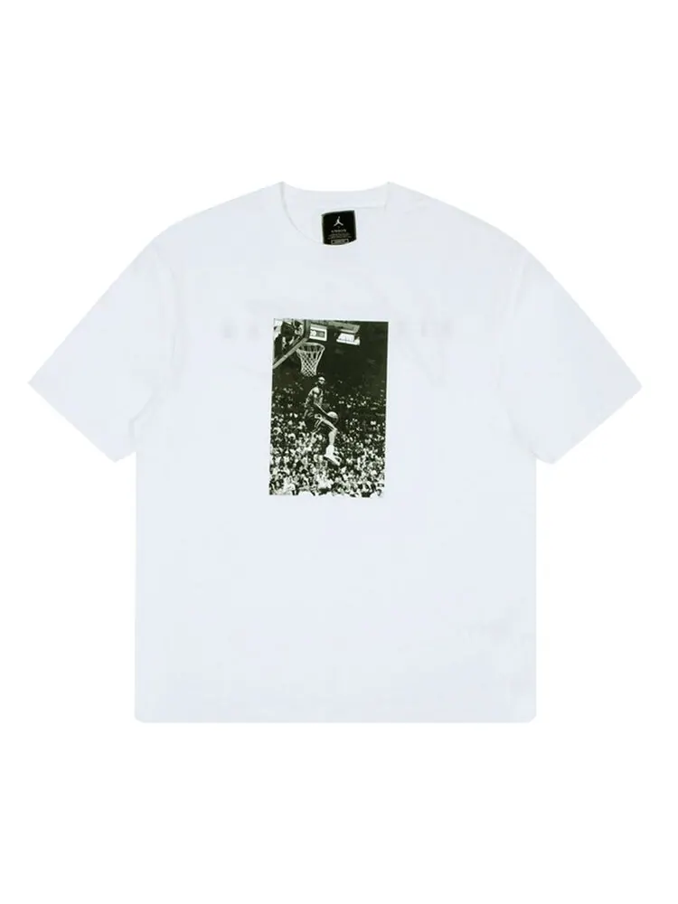 Футболка Air Jordan x Union LA Reverse Dunk T-Shirt 'White' — изображение 1 из 2, белый
