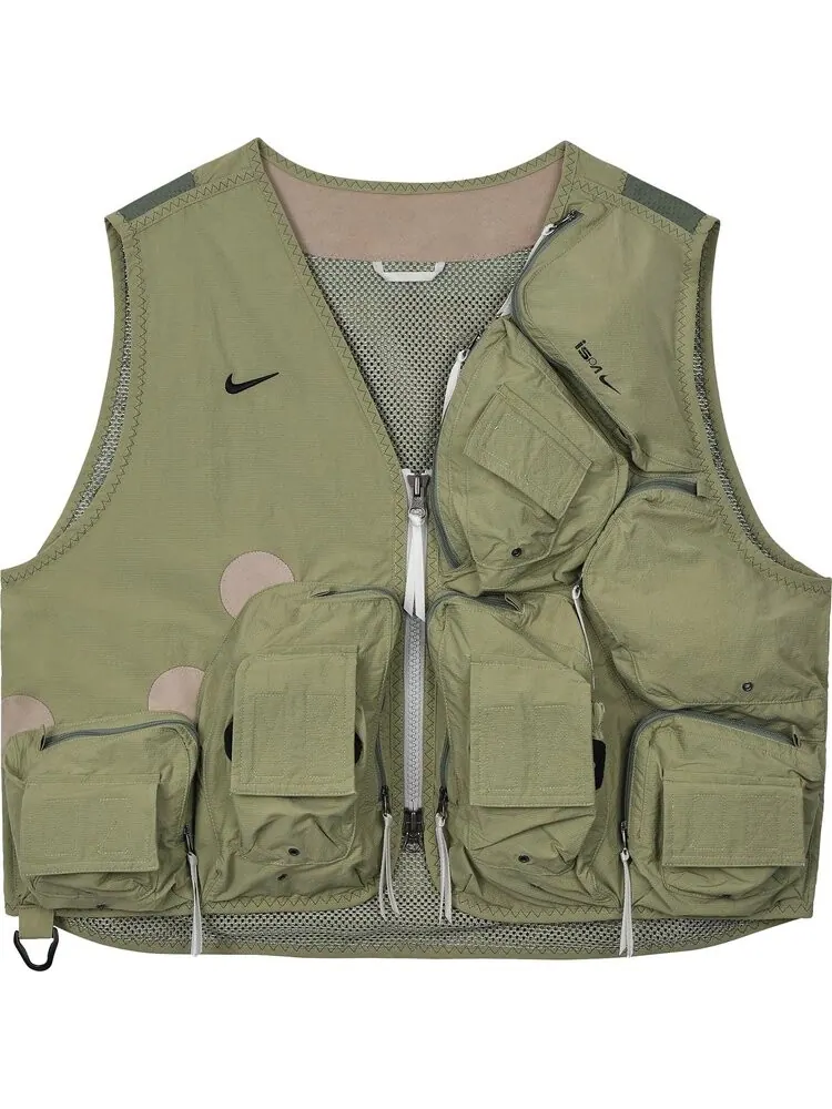 Жилет Nike iSPA Utility Vest 'Medium Khaki' — изображение 1 из 2, зеленый