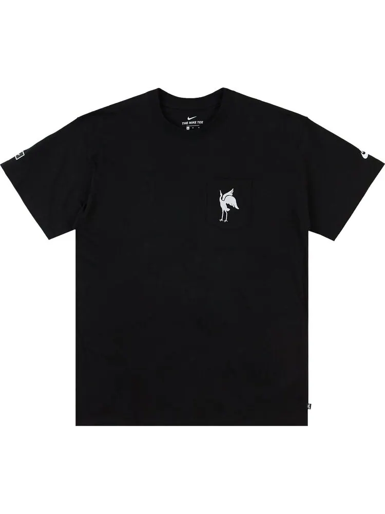 Футболка Nike SB x Parra Japan Federation Kit T-Shirt 'Black/White' — изображение 1 из 1, черный