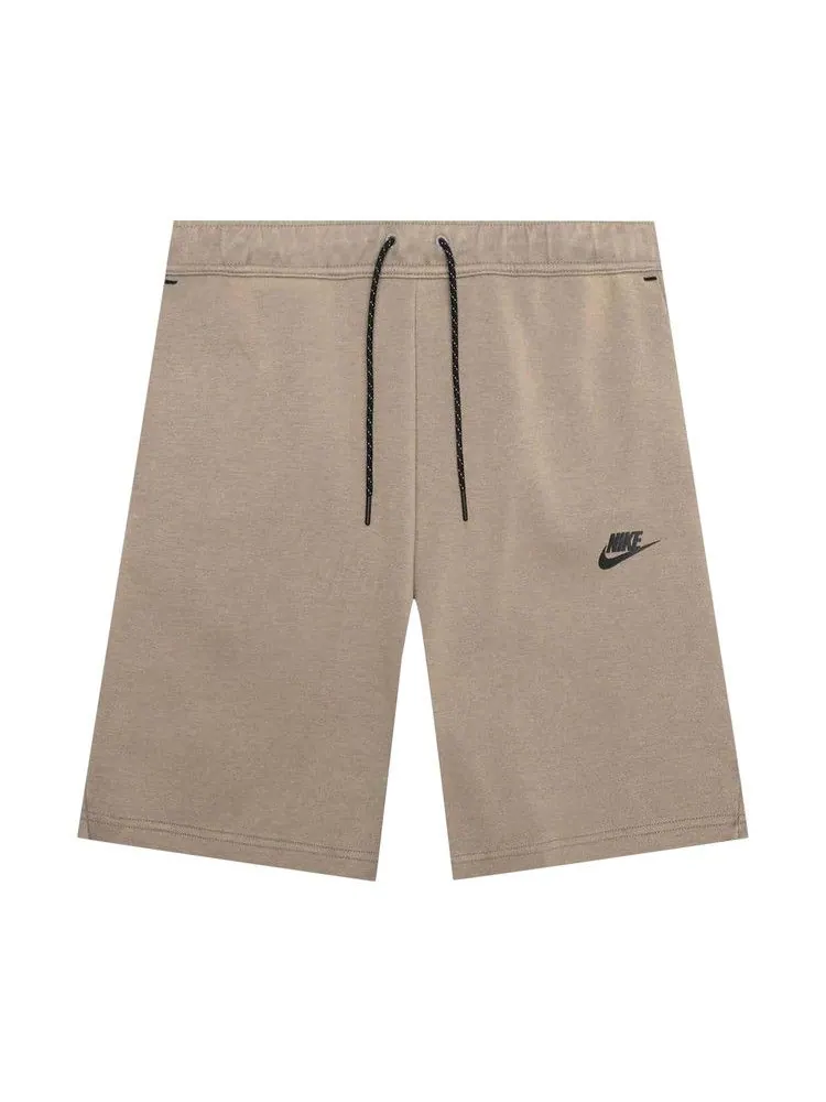 Шорты Nike Tech Fleece Washed Shorts — изображение 1 из 1, хаки