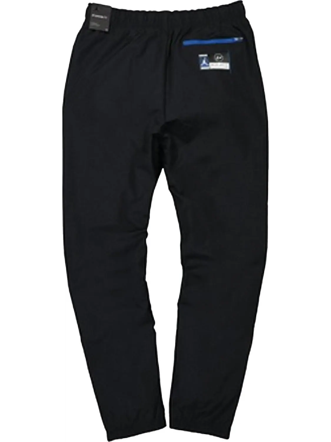 Брюки Air Jordan x Fragment Woven Pant 'Black/Reflective Silver' — изображение 2 из 2, черный
