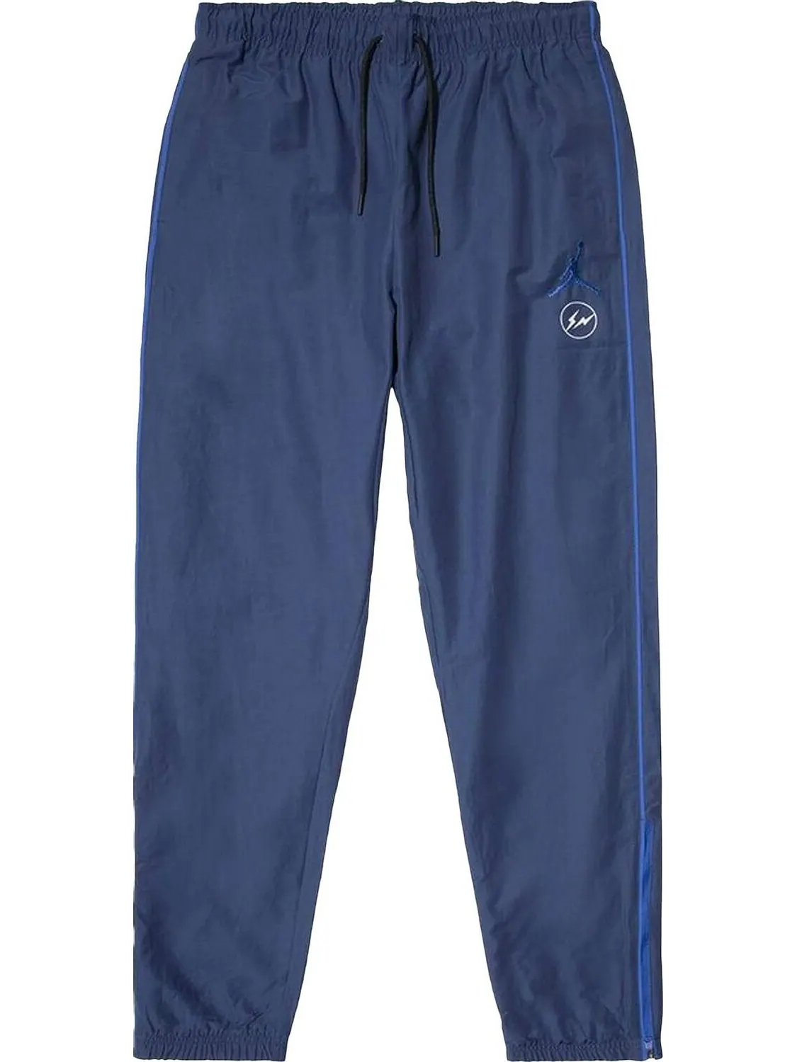 Брюки Air Jordan x Fragment Woven Pant 'Navy/Sport Royal/White' — изображение 1 из 2, синий