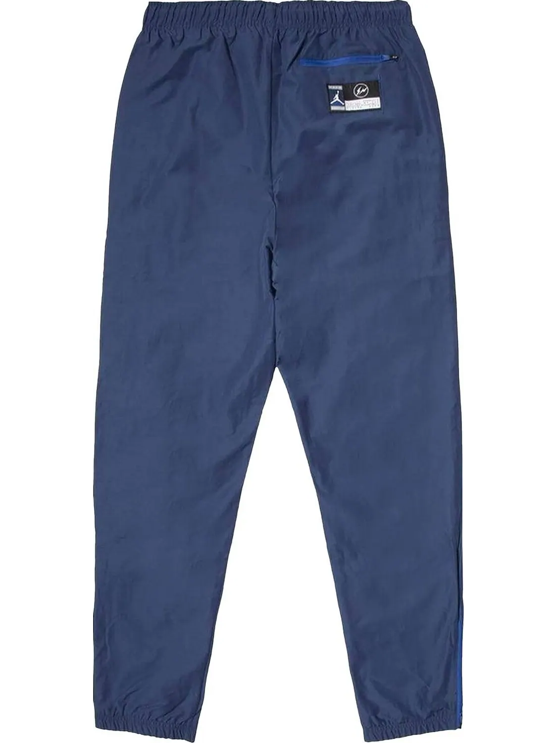 Брюки Air Jordan x Fragment Woven Pant 'Navy/Sport Royal/White' — изображение 2 из 2, синий