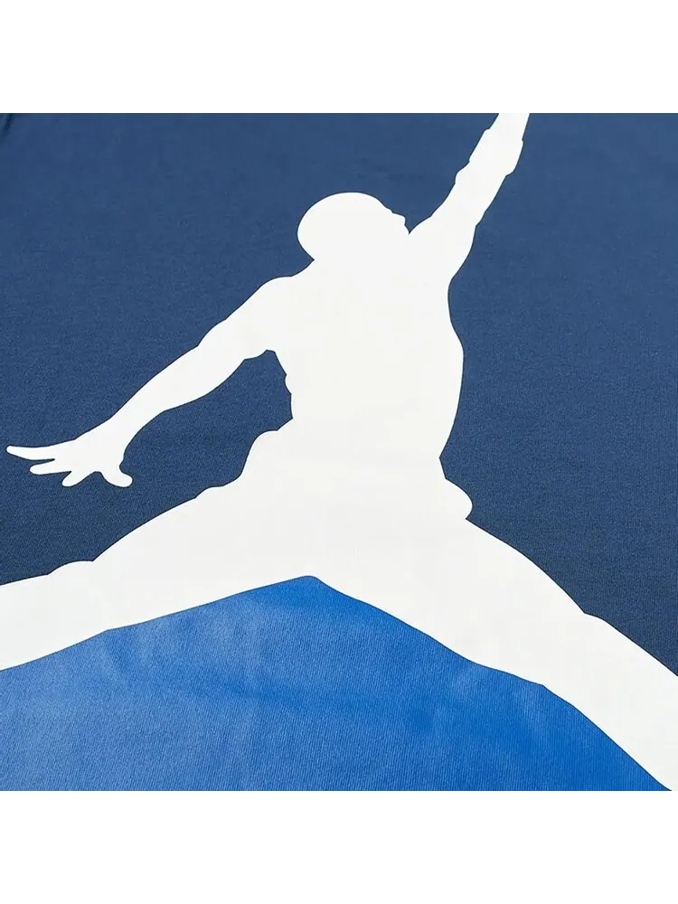 Футболка Air Jordan x Fragment T-Shirt 'Navy/Sport Royal/White' — изображение 2 из 3, синий