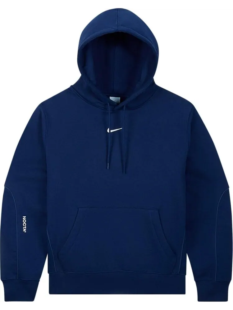 Худи Nike x NOCTA Fleece Hoodie 'Blue Void/White' — изображение 1 из 2, синий