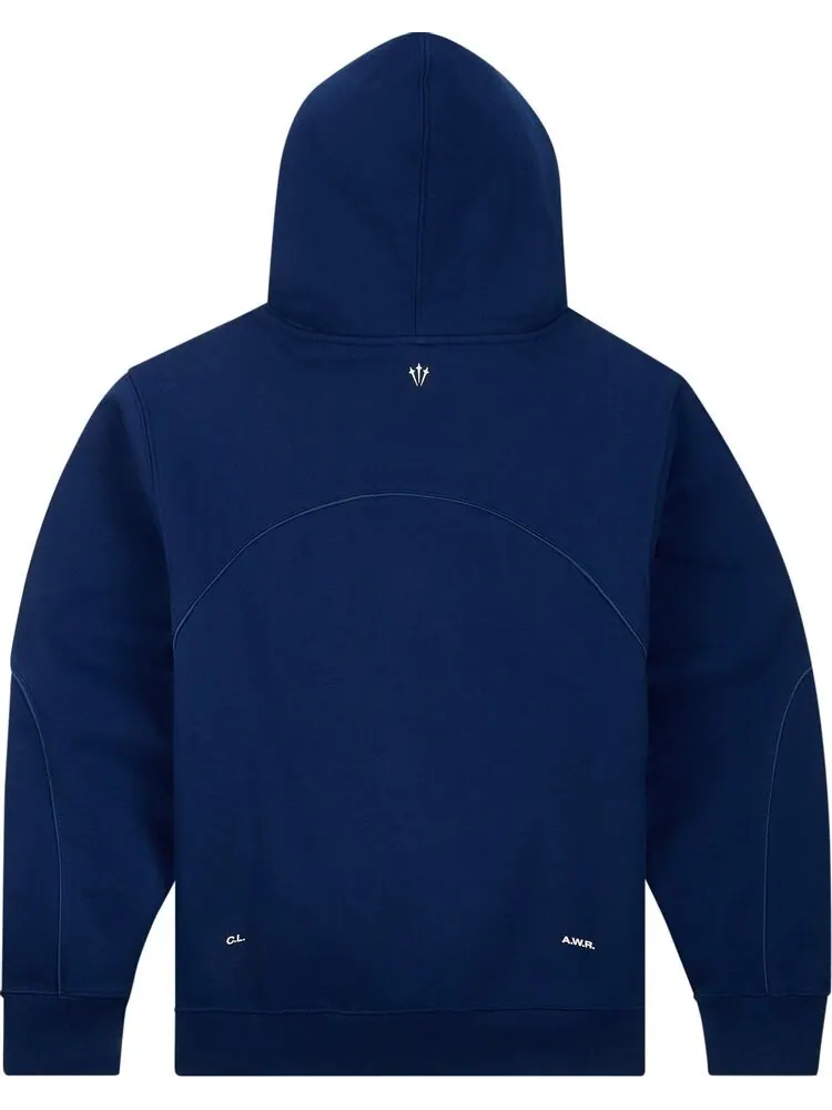 Худи Nike x NOCTA Fleece Hoodie 'Blue Void/White' — изображение 2 из 2, синий