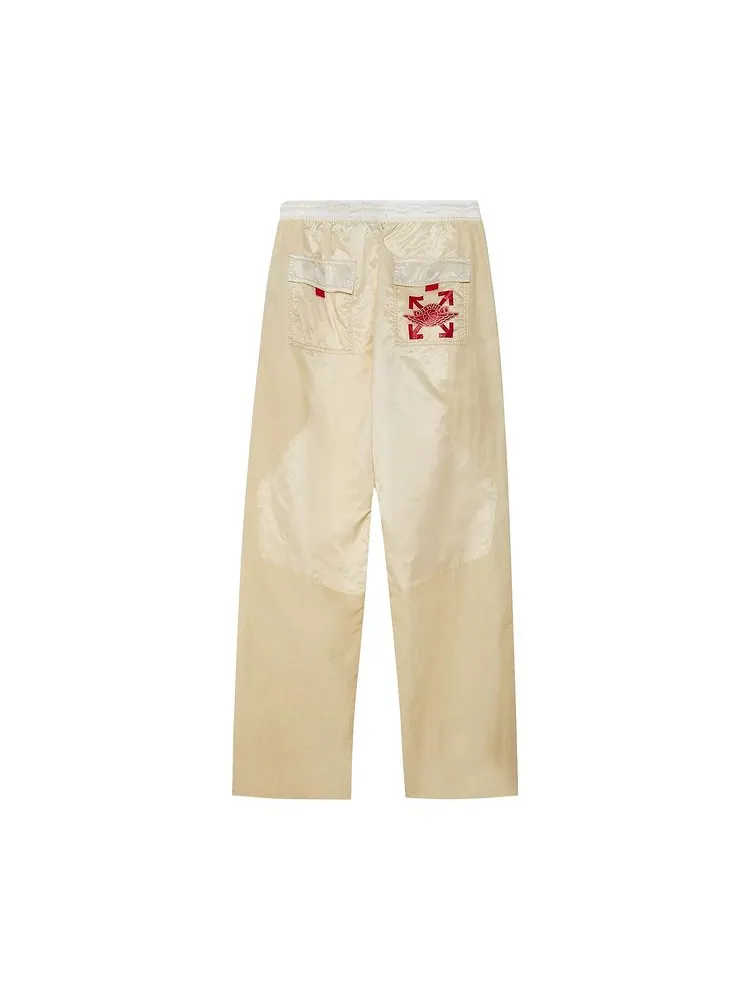 Брюки Air Jordan x Off-White Woven Pants (Asia Sizing) Fossil — изображение 2 из 2, кремовый