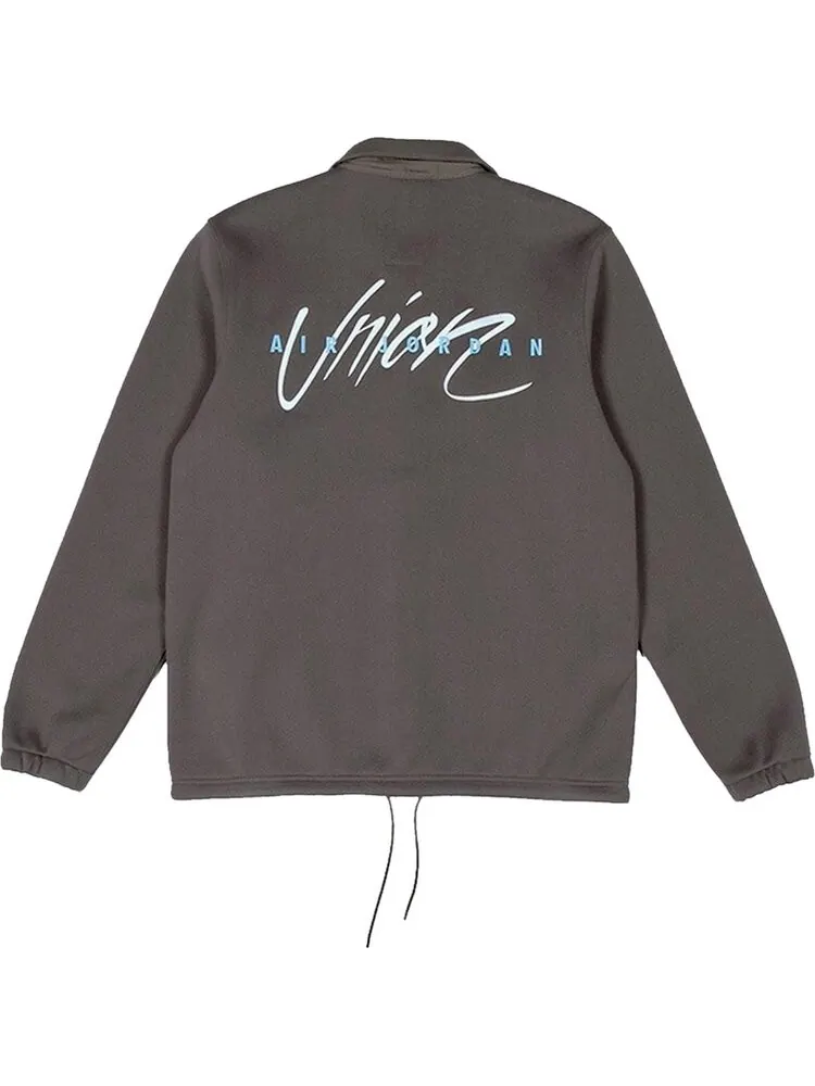 Куртка Air Jordan x Union LA Coaches Jacket 'Ironstone' — изображение 2 из 3, серый