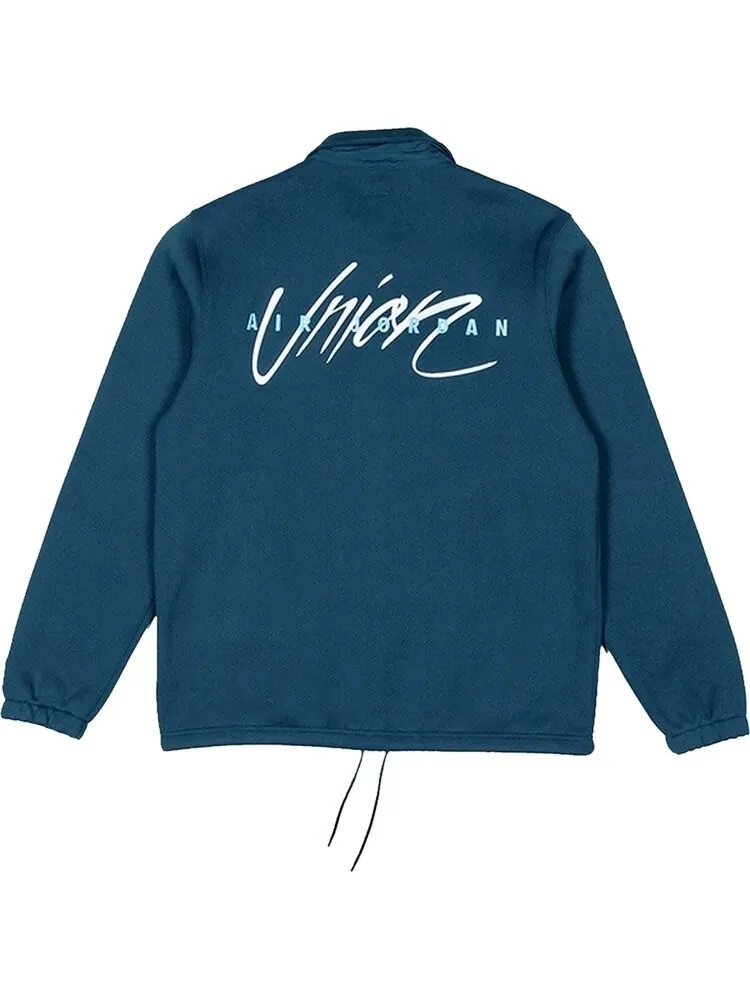 Куртка Air Jordan x Union LA Coaches Jacket 'Navy' — изображение 2 из 3, синий