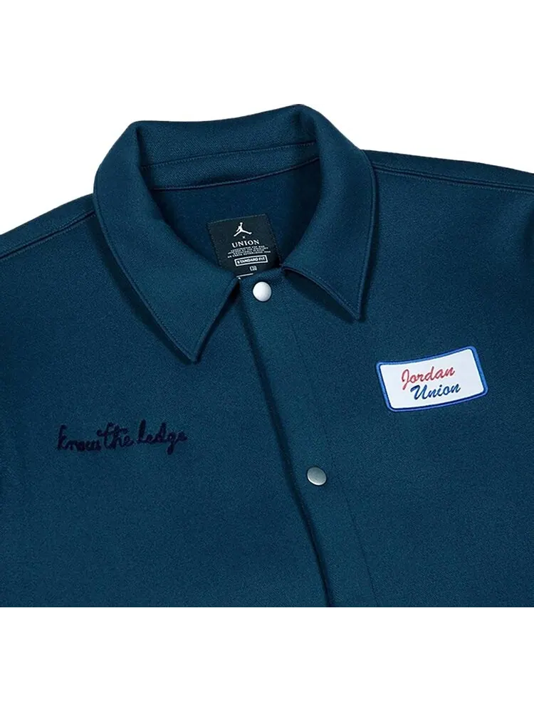 Куртка Air Jordan x Union LA Coaches Jacket 'Navy' — изображение 3 из 3, синий