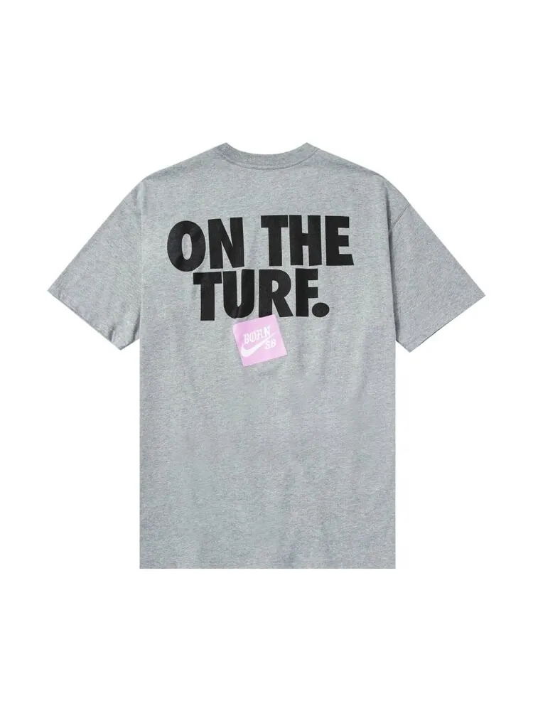 Футболка Nike SB x Born x Raised On The Turf 'Heather Grey' — изображение 2 из 2, серый