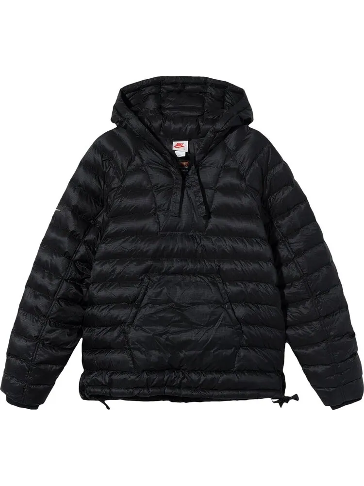 Куртка Nike x Stussy Insulated Pullover Jacket 'Black' — изображение 1 из 2, черный