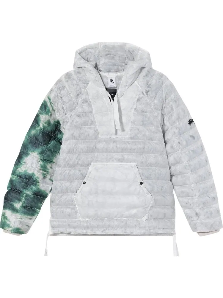 Куртка Nike x Stussy Insulated Pullover Jacket 'White/Gorge Green' — изображение 1 из 2, белый