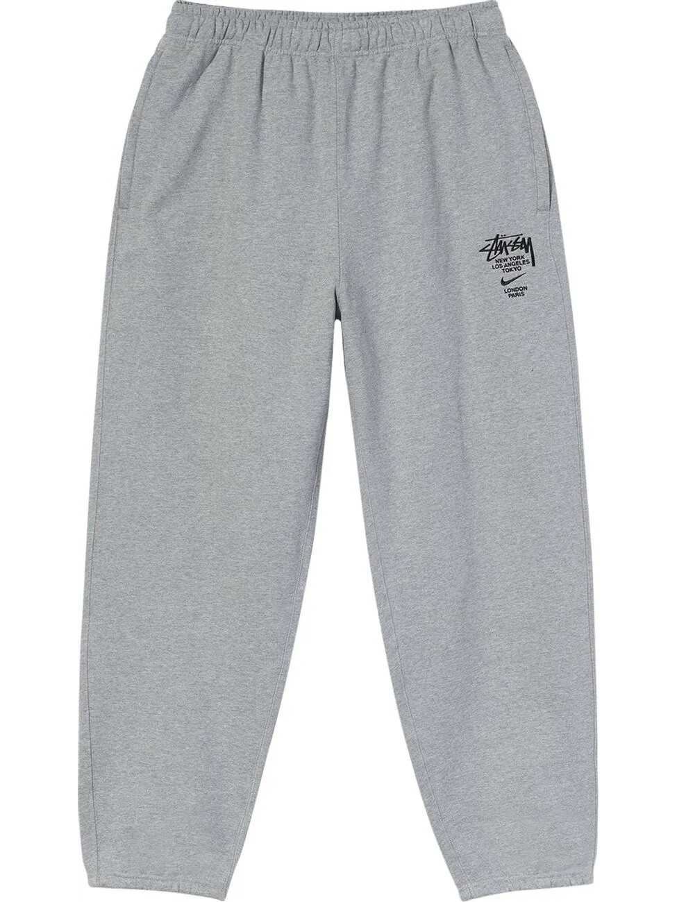 Брюки Nike x Stussy NRG ZR Fleece Pant 'Dark Grey Heather' — 1