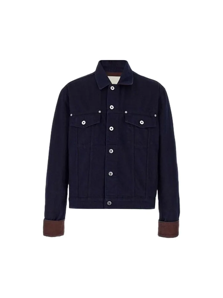 Куртка JW Anderson Turn Up Cuff Denim Jacket 'Blue' — синий