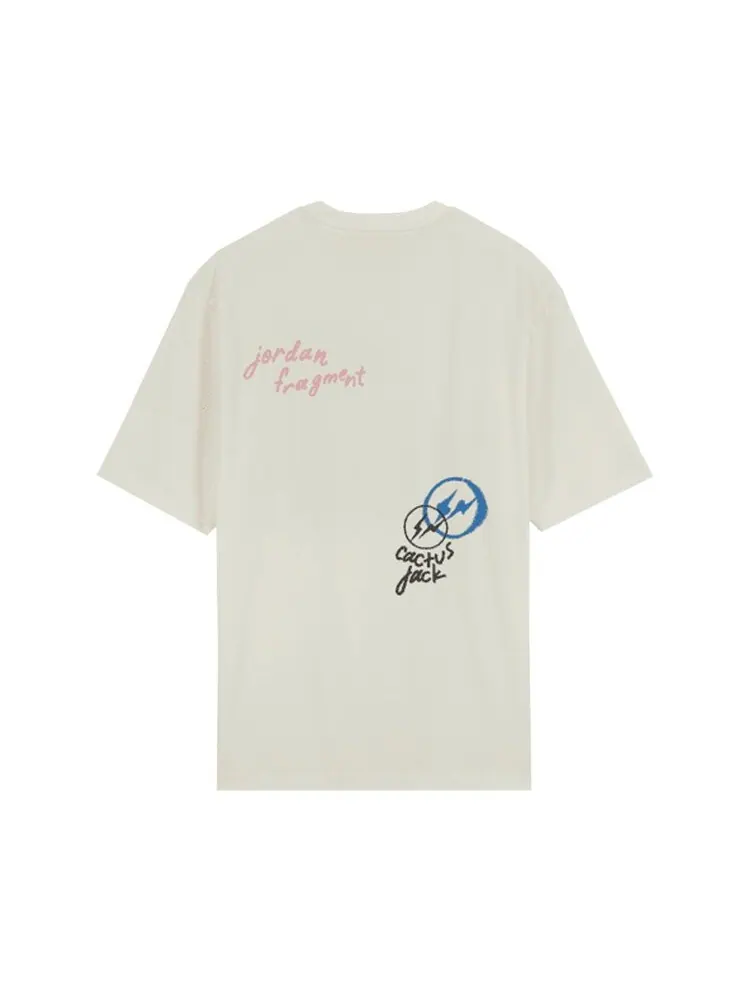 Футболка Air Jordan x Travis Scott x Fragment — изображение 2 из 2, белый