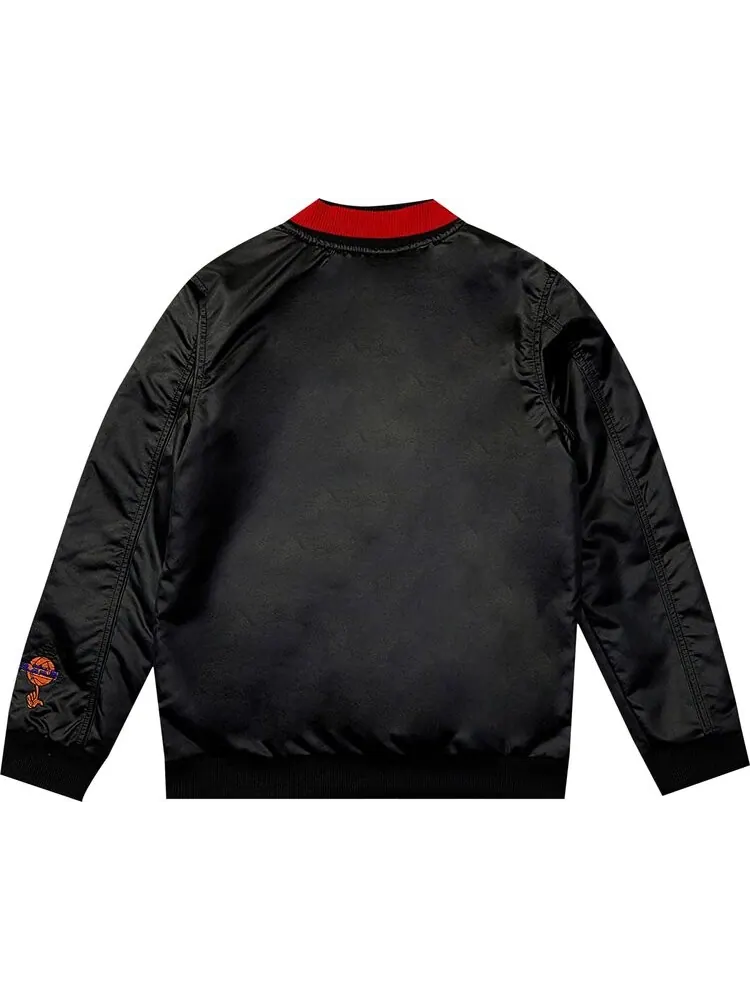 Куртка Nike x Space Jam: A New Legacy Tune Squad Varsity Jacket 'Black/White/Concord' — изображение 2 из 2, черный