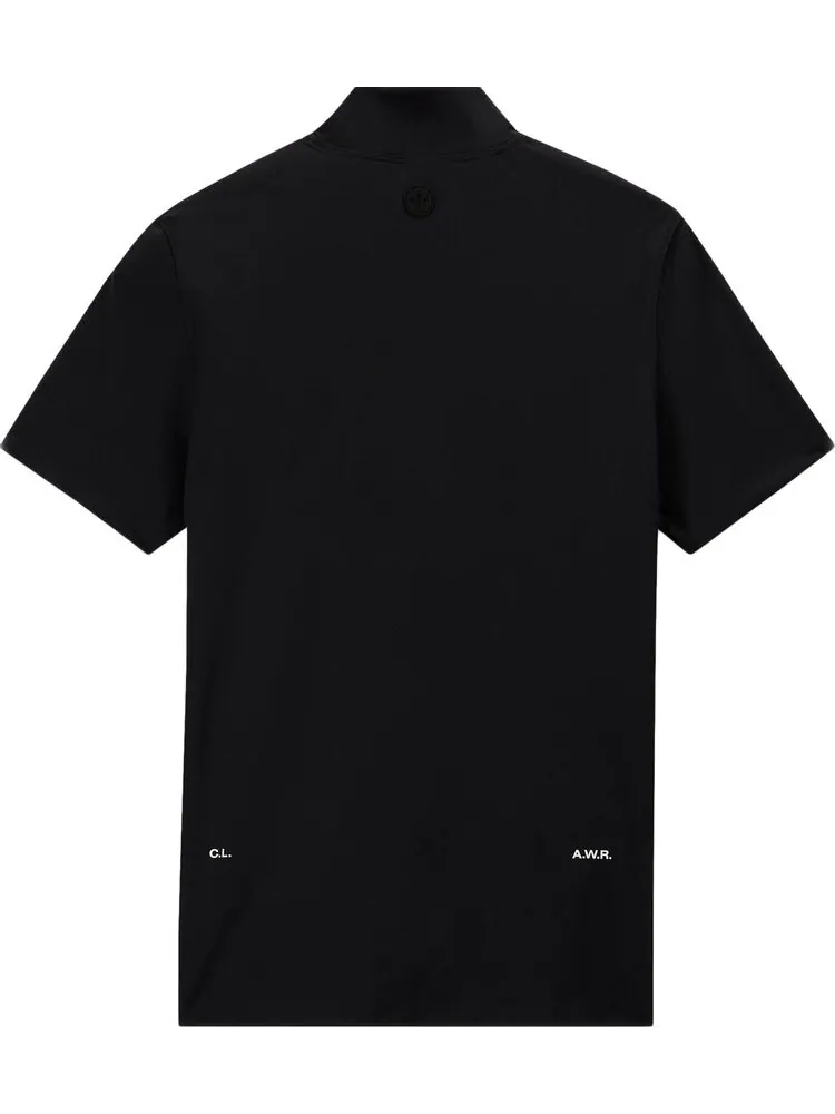 Футболка Nike NRG Nocta Mock Neck Short-Sleeve Top 'Black' — изображение 2 из 2, черный
