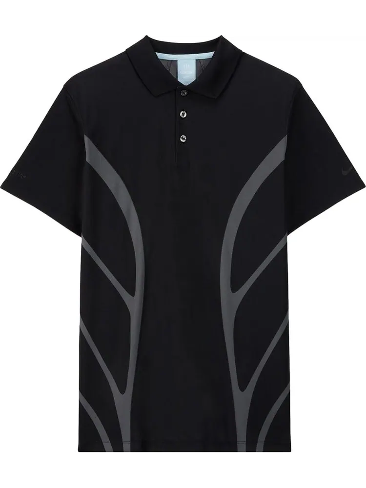 Поло Nike NRG Nocta DF Printed Polo 'Black' — изображение 1 из 2, черный