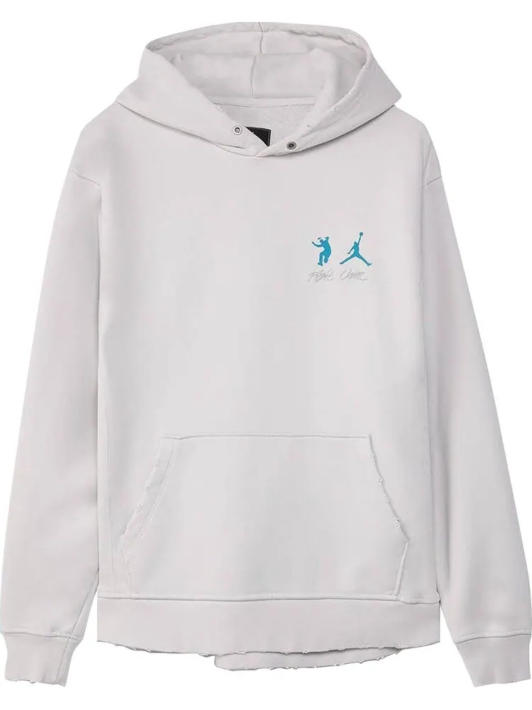 Худи Air Jordan x Union M J Flc Hoodie 'Photon Dust' — изображение 1 из 2, серый