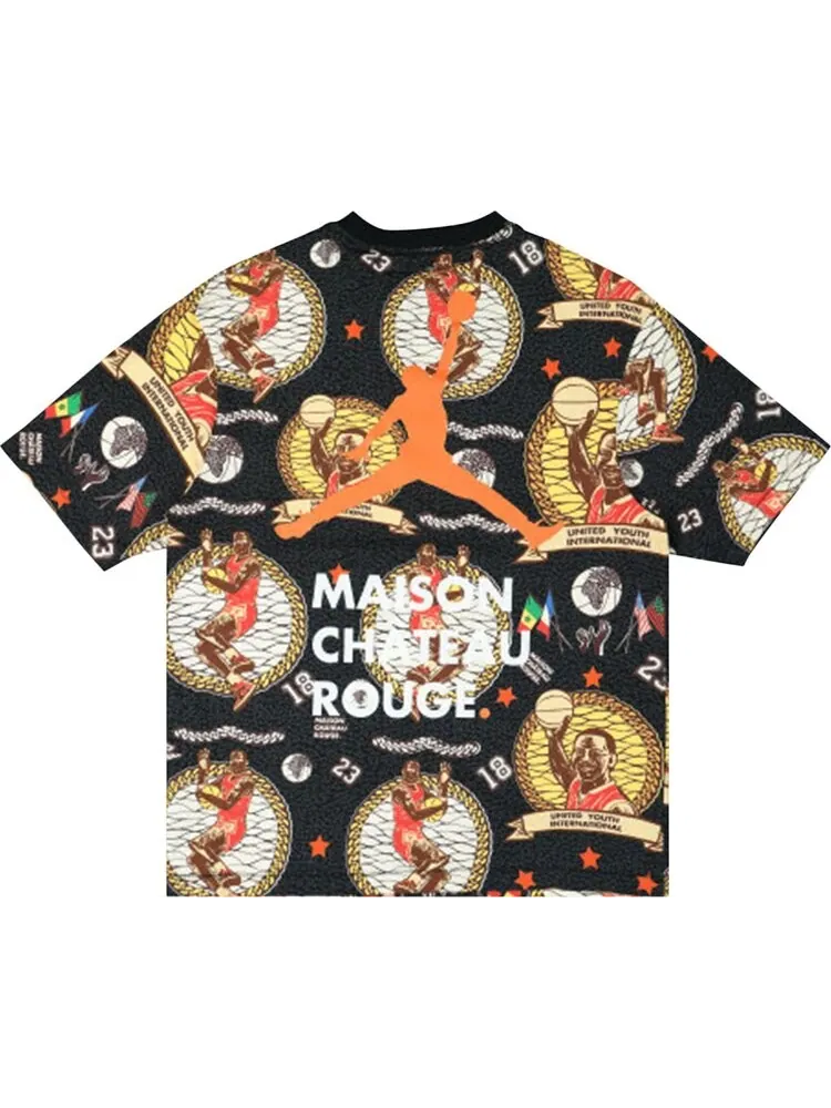 Футболка Air Jordan x Maison Chateau Rouge T-Shirt 'Black' — изображение 2 из 2, черный