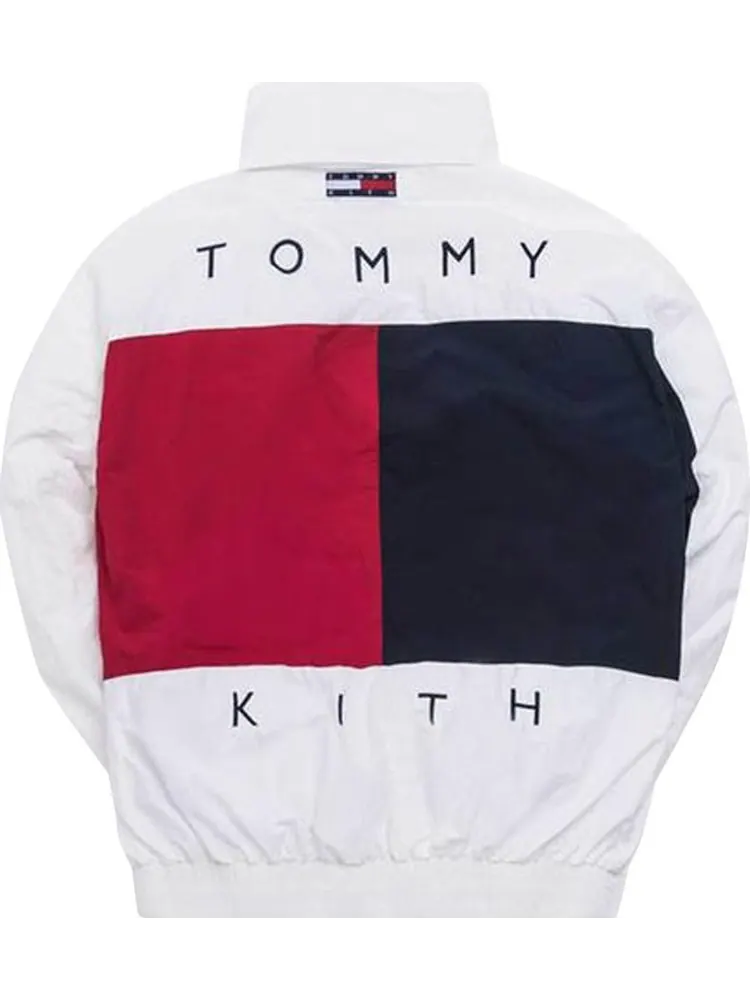 Куртка Kith x Tommy Hilfiger Colorblock Sailing Jacket 'White' — изображение 2 из 2, белый