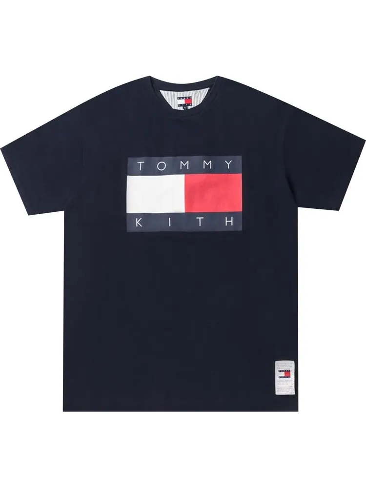 Футболка Kith For Tommy Hilfiger Flag Tee 'Night Sky' — изображение 1 из 1, синий