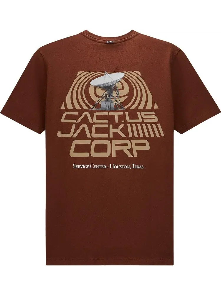 Футболка Cactus Jack by Travis Scott x Nike NRG BH Short-Sleeve Tee 'Cocao Wow' — изображение 2 из 2, загар