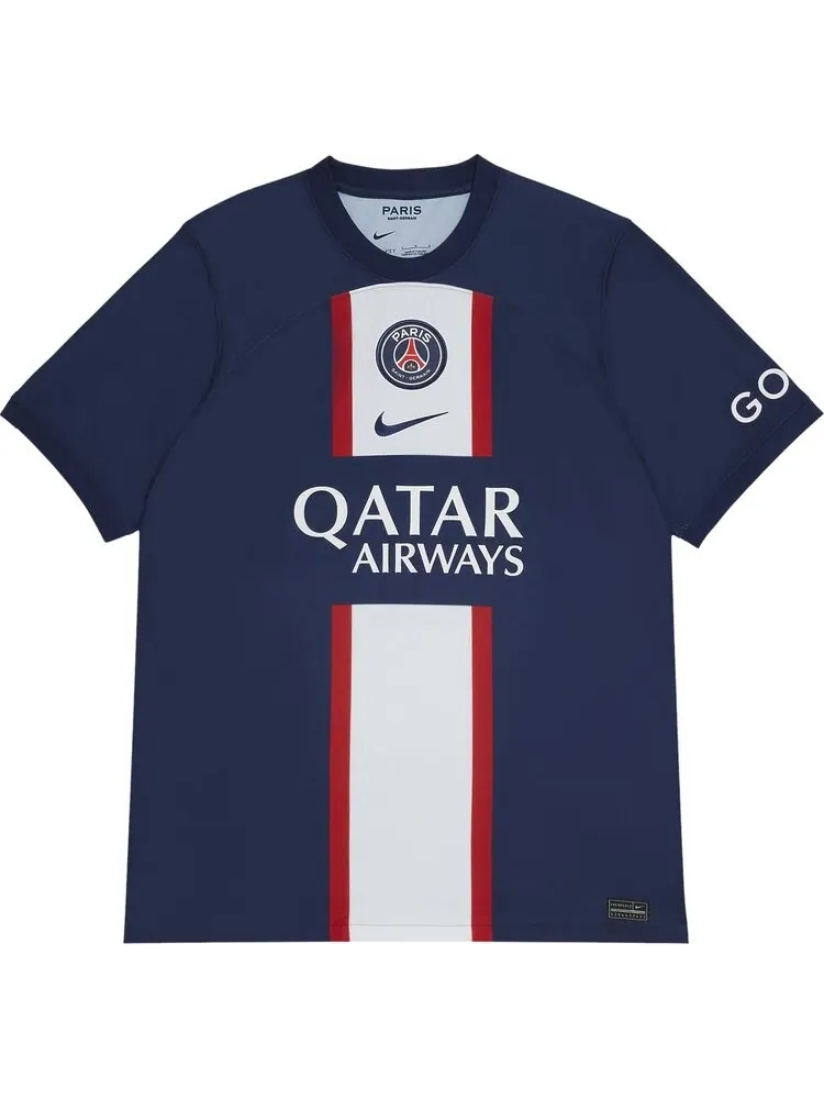 Футболка Nike Paris Saint-Germain Stadium Home Dri-FIT Soccer Jersey 'Midnight Navy/White' — изображение 1 из 4, синий
