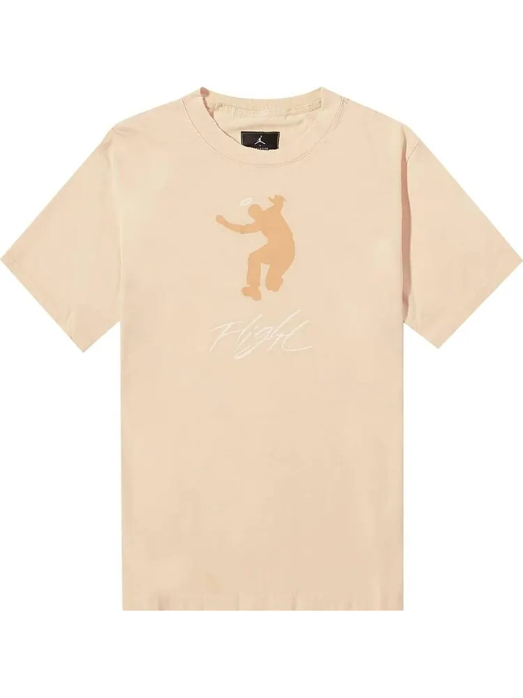 Футболка Air Jordan x Union GFX Tee 'White Onyx' — изображение 1 из 1, бежевый