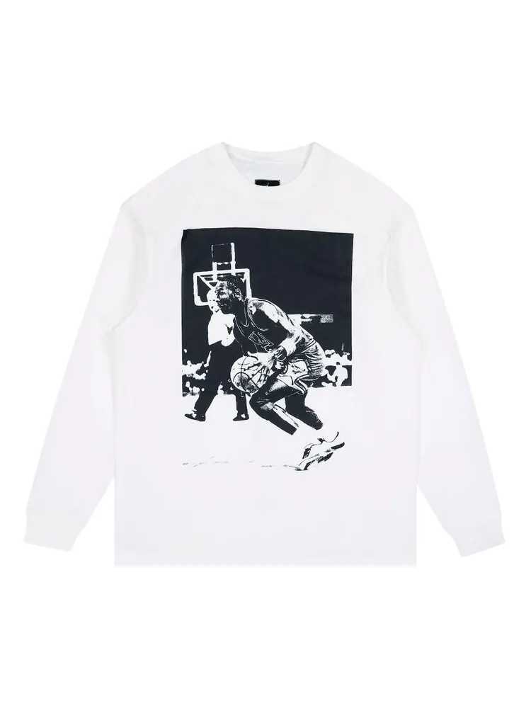 Футболка Air Jordan x Union Long-Sleeve T-Shirt 'White' — изображение 1 из 1, белый