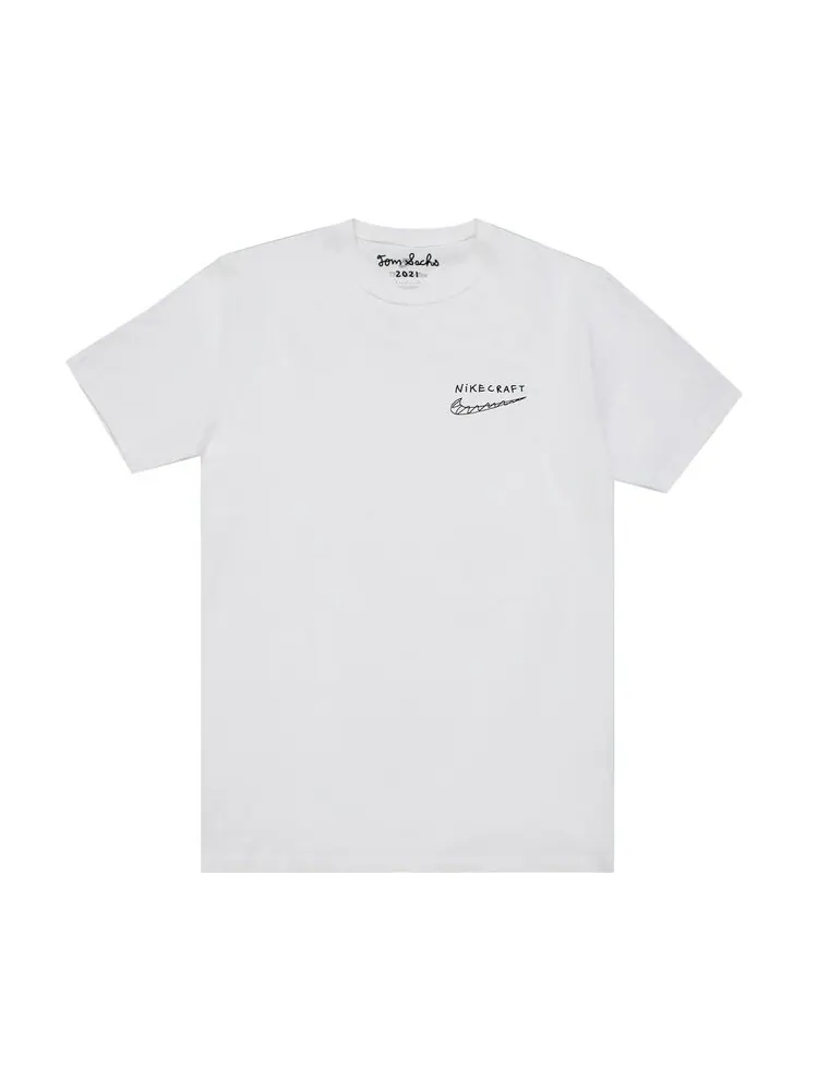 Футболка Nike Craft x Tom Sachs Studio Tee 'White' — изображение 1 из 2, белый