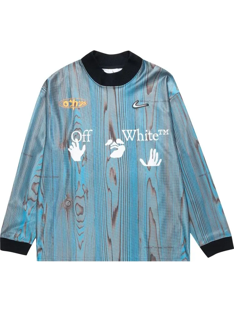 Футболка Nike x Off-White Jersey 'Imperial Blue' — изображение 1 из 1, синий