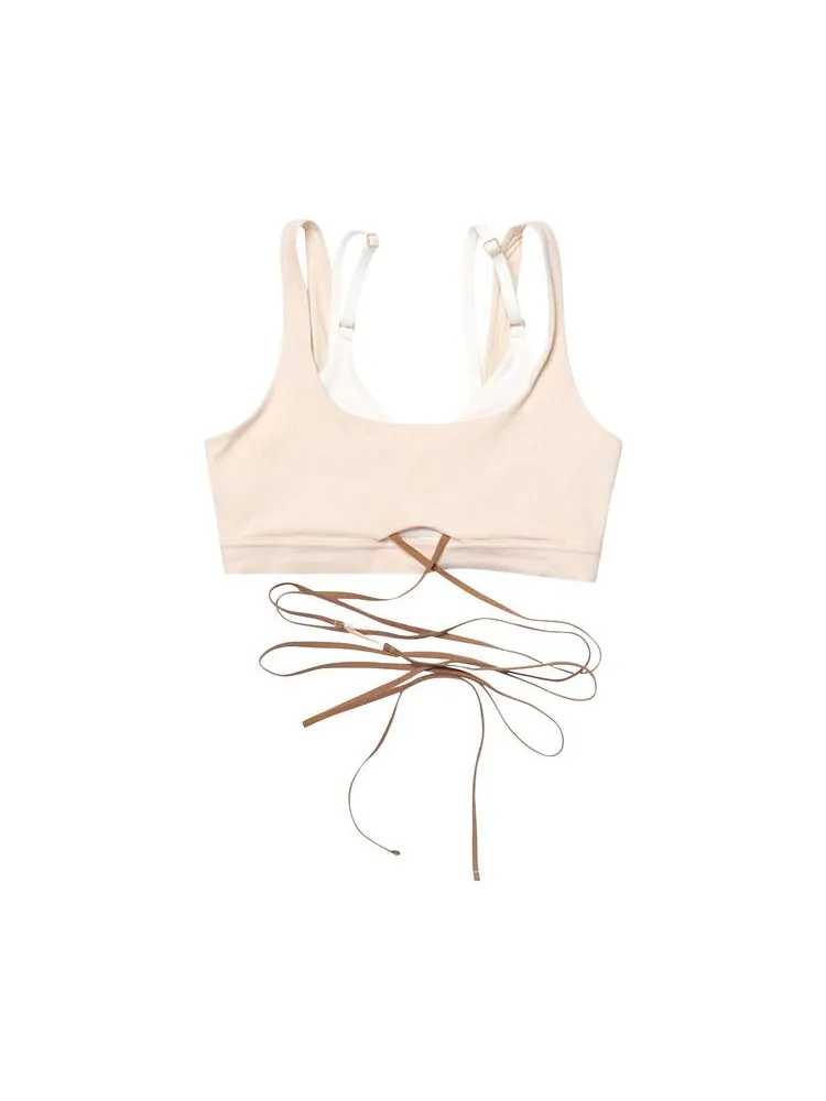 Топ Nike x Jacquemus La Brassière — изображение 1 из 2, белый