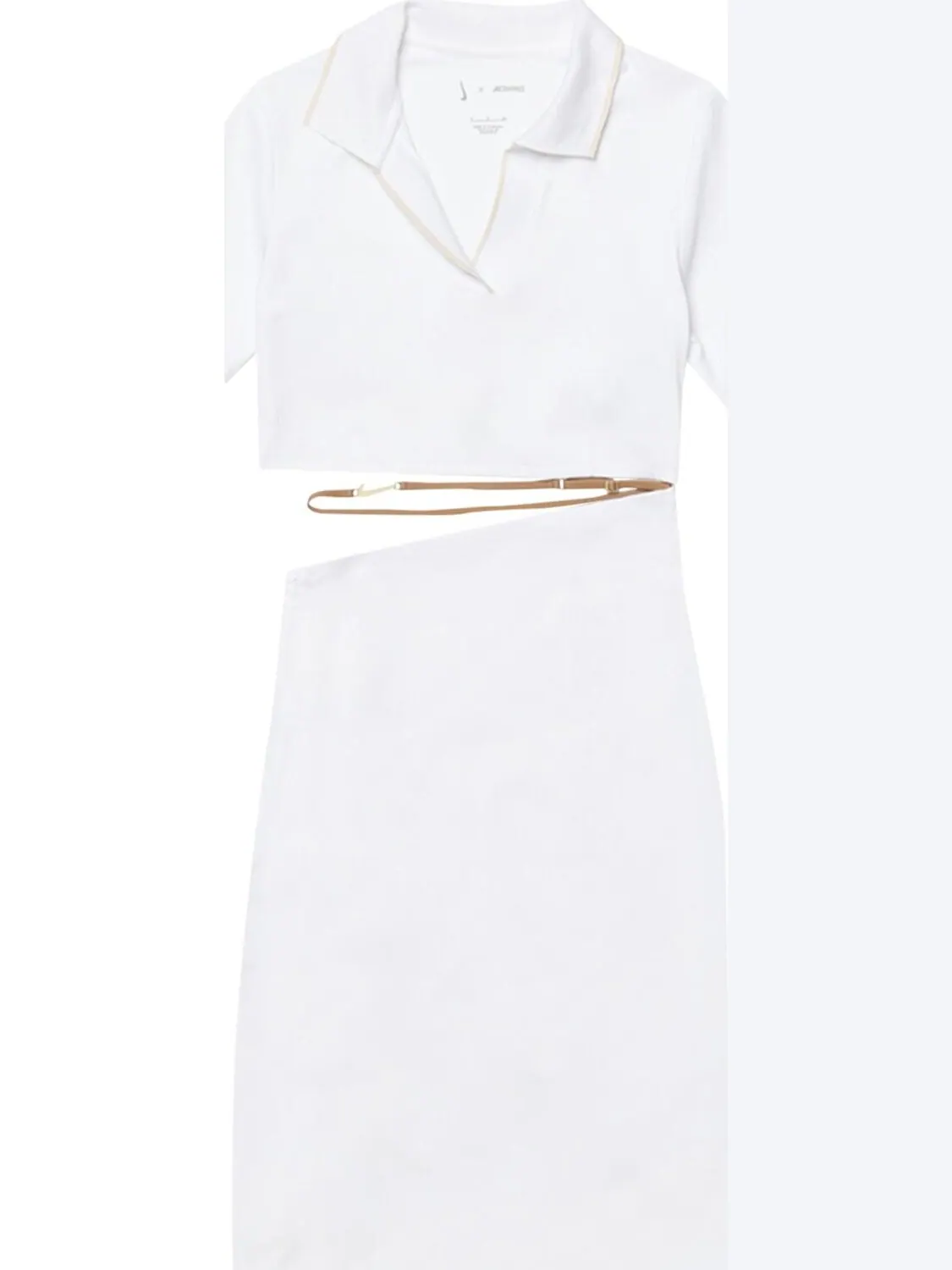 Поло Nike x Jacquemus La Robe Polo 'White' — изображение 1 из 1, белый
