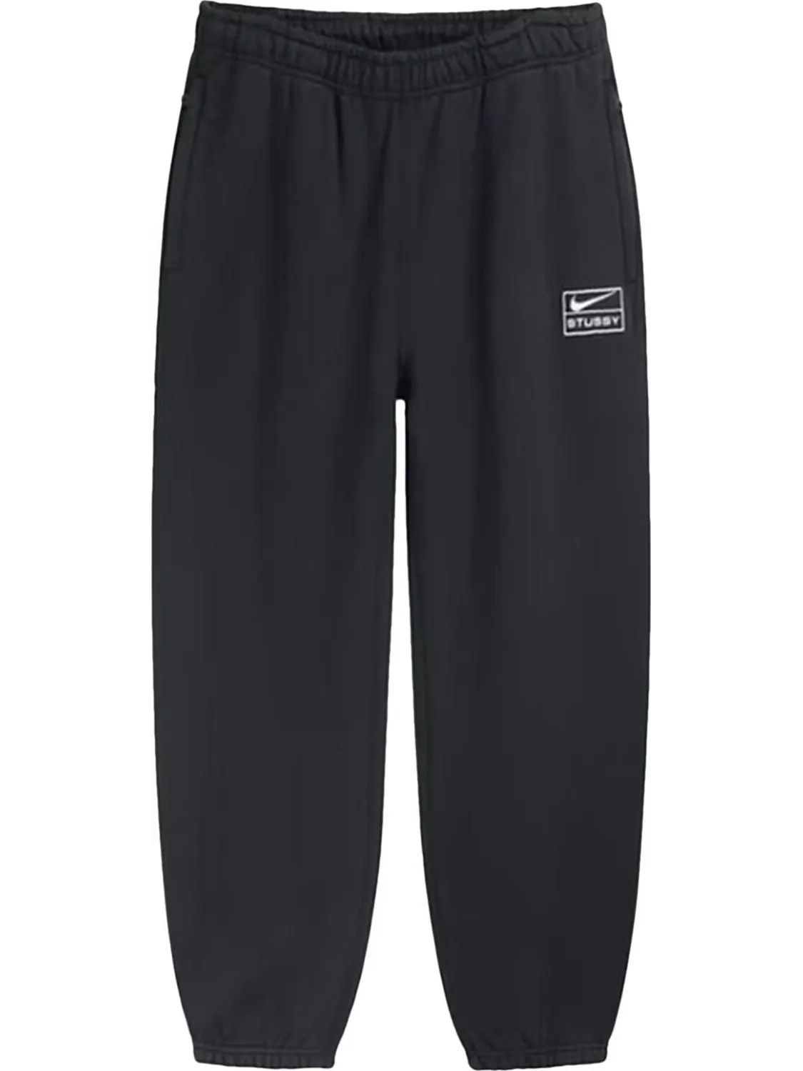 Брюки Nike x Stussy RA Stone Washed Fleece Pant 'Black/White' — изображение 1 из 2, черный