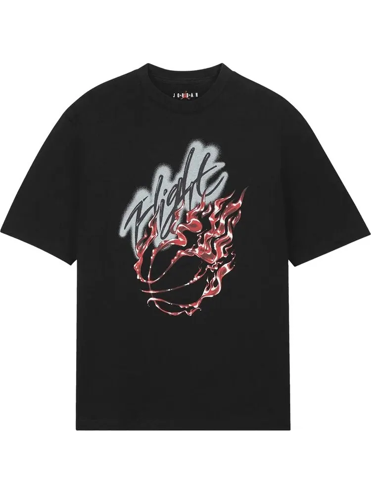 Футболка Air Jordan x Travis Scott Flight Graphic T-Shirt 'Black' — изображение 1 из 2, черный